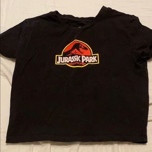 jurassic park crop top
